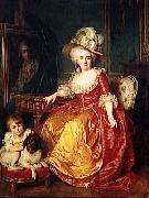 Antoine Vestier Portrait of Madame Vestier and her son France oil painting artist